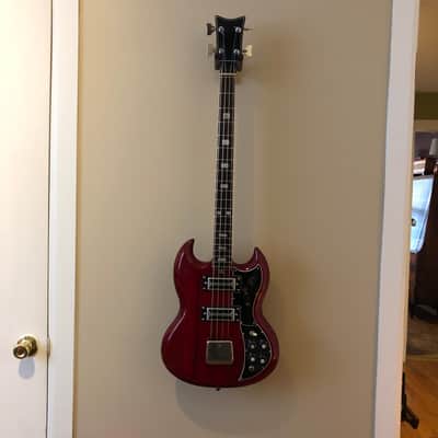Kay K-2B Bass Cherry 1970s (SG Style Body) image 3