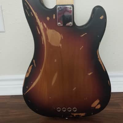 2007 Left hand Fender American Standard Precision bass image 8