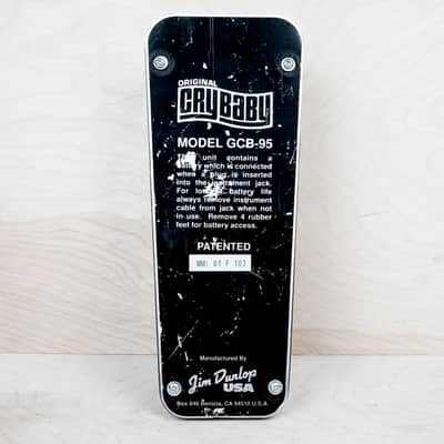 Dunlop GCB95 Cry Baby Standard Wah Pedal Black image 8