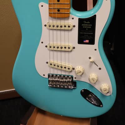Fender American Vintage II 1957 Stratocaster Sea Foam Green (USED) image 2