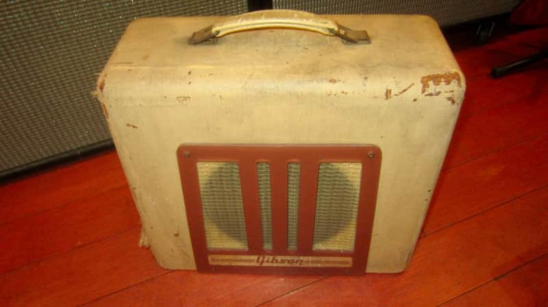 ~1959 Gibson BR-9 Combo Amp Beige image 1