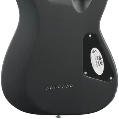 Schecter C-7 Deluxe Left-Handed Electric Guitar, Satin Black image 7