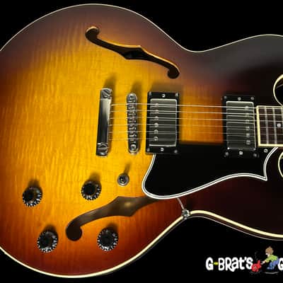 2019 Heritage H-535 Semi-Hollow Flame Top and Back ~ Original Sunburst image 1