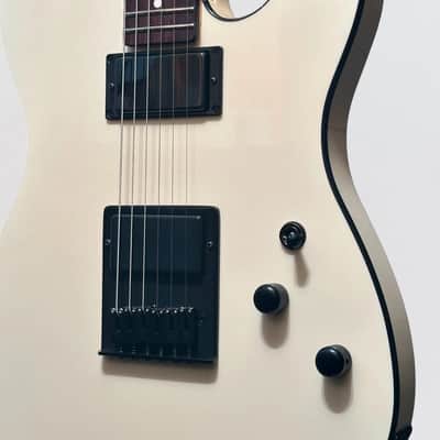 Schecter USA Custom Shop PT HH Electric Guitar - Vintage White image 5