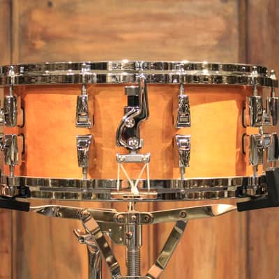 Yamaha Absolute Hybrid Maple 14x6 Vintage Natural Snare Drum - Demo! image 2