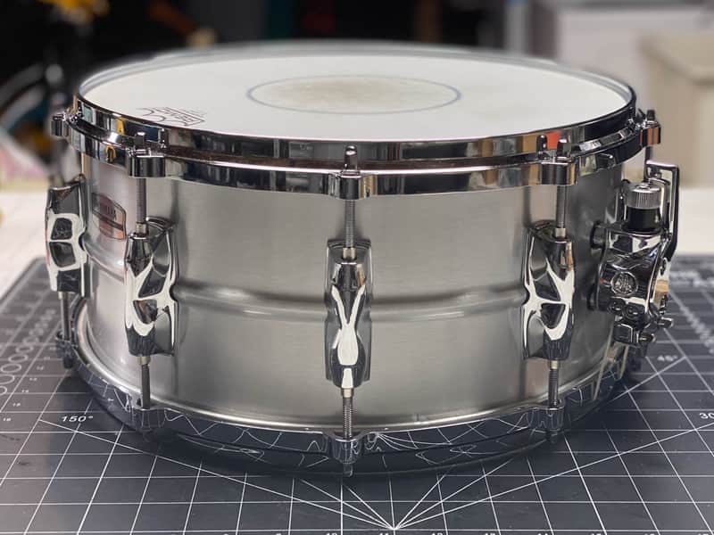 Yamaha RAS-1465 Recording Custom 6.5x14" Aluminum Snare Drum 2016 - Present - Silver/Chrome imagen 1