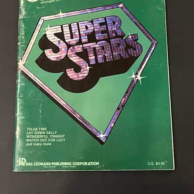 Eric Clapton Super Stars Easy Guitar Sheet Music Book image 1
