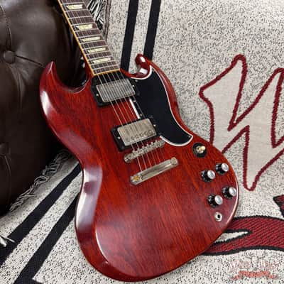 Gibson Custom Shop 1961 Les Paul SG Standard Reissue Stop Bar VOS Cherry Red 6.55 lbs image 7