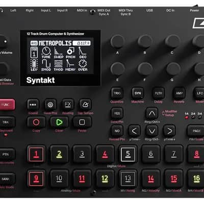 Elektron SYNTAKT 12-Track Drum Computer & Synthesizer