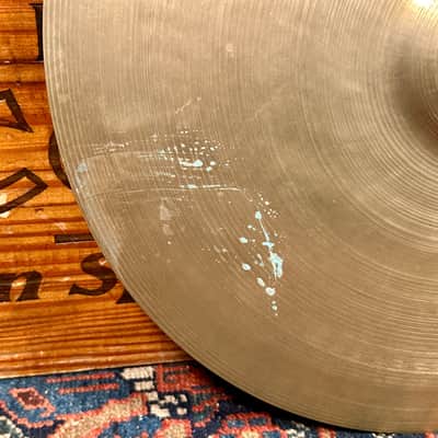 15" Zildjian A 1950s Small Stamp Hi-Hat Cymbal Pair 906g/948g *Video Demo* image 4