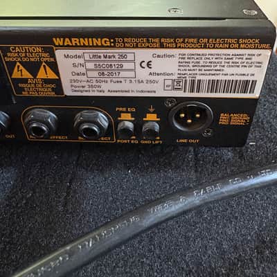 Markbass Little Mark 250 Black Line 250-Watt Bass Amp Head 2013 - Present - Black image 5