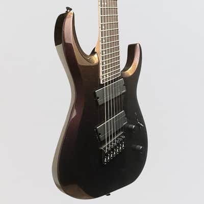 Jackson Pro Dinky DK Modern HT7 MS 7 String Multi Scale Electric Guitar - Eureka Mist image 2