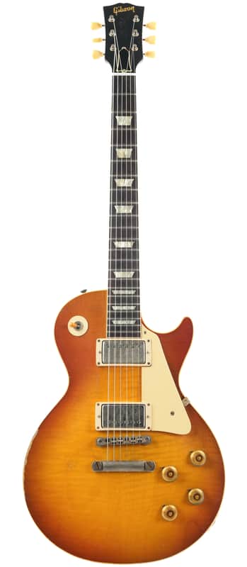 Gibson 1959 Les Paul Standard Faded Peach Burst Heavy Aged image 1