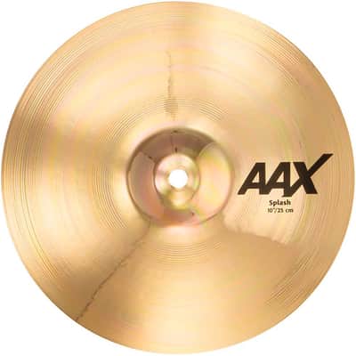 SABIAN AAX Splash Cymbal Regular Brilliant 10 in. image 2