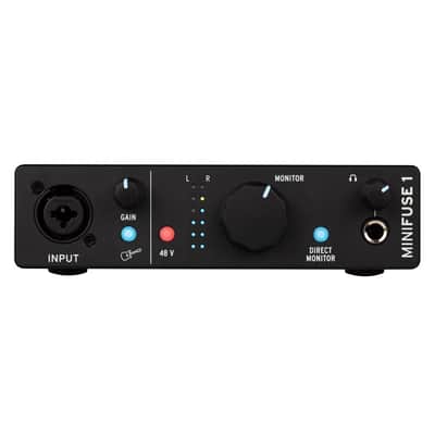 Arturia MiniFuse 1 USB Audio Interface, Black image 2