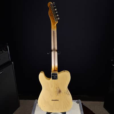Fender Custom Shop 1954 Telecaster Super Heavy Relic Nocaster Blonde image 10
