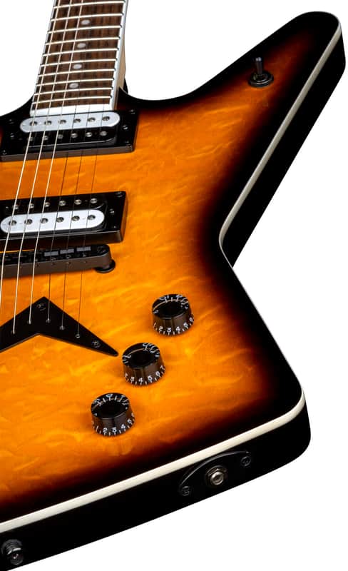 DEAN ZX Quilt Maple electric GUITAR Trans Brazilia - Bolt-on - NEW