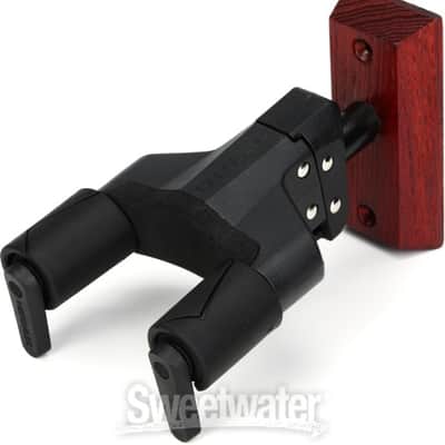 Hercules GSP38WBR Plus Auto Grip System (AGS) Guitar Hanger, Wood Base, Short Arm image 3