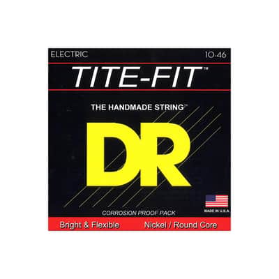 DR Strings MT-10 Tite Fit Electric Round Core 10-46 Guitar Strings image 1