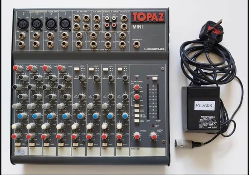 Soundtracs Topaz Mini 12/2 Mixing Desk image 1