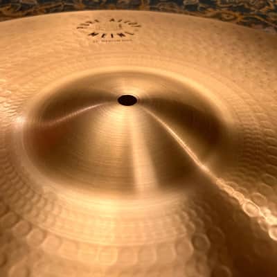 Immaculate DARK Meinl PURE ALLOY 22” Medium Ride 2738 g MINT IN BAG image 5