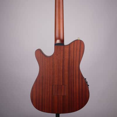 Ibanez FRH10NNTF Thinline Nylon Acoustic-electric Guitar - Natural image 4