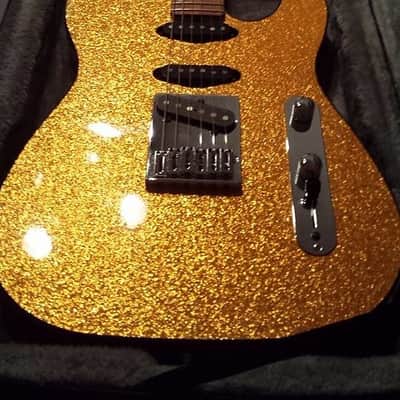 New price Washburn Laredo Custom Shop  90s Gold Burst/black 1 of 50 in this color image 3