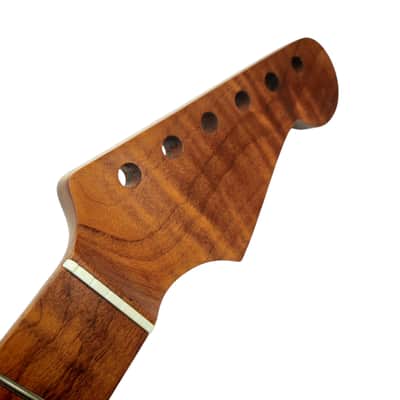S-Style neck one piece Roasted maple with maple fretboard (Nitro Satin) - round end frets image 4