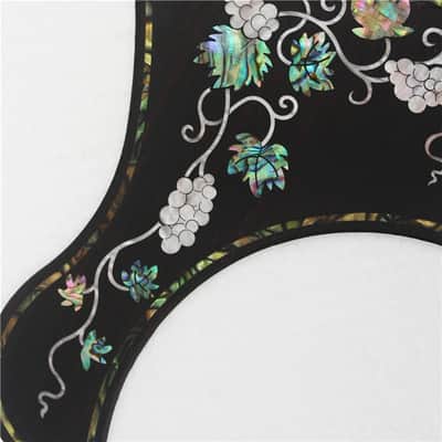 Rosewood Acoustic Guitar Pickguard with Abalone Grapes Top image 3