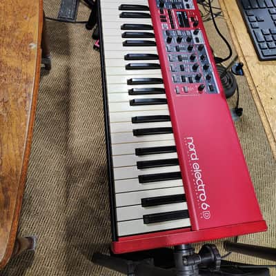Nord Electro 6D SW73 Semi-Weighted 73-Key Digital Piano 2018 - 2022 - Red image 2