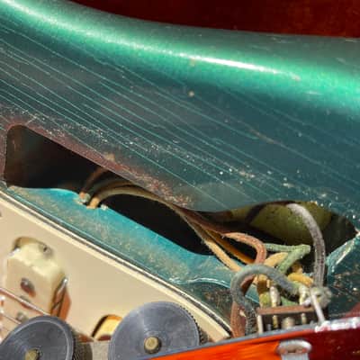 Rare! John Frusciante! Fender Jaguar 1965 - Ocean Turquoise image 15
