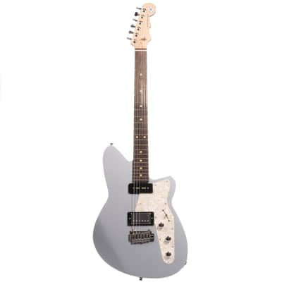 Reverend Double Agent W Electric Guitar, Rosewood Fingerboard, Metallic Silver Freeze image 5