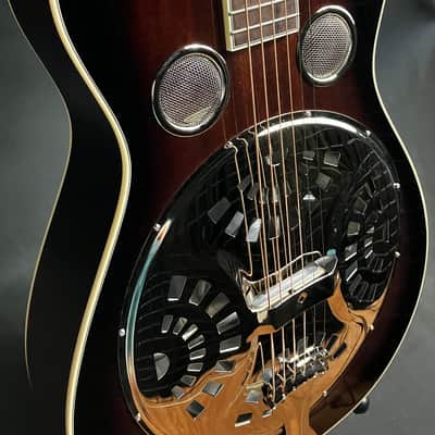 Recording King RR-36S-VS Maxwell Square Neck Resonator Guitar Vintage Sunburst image 5