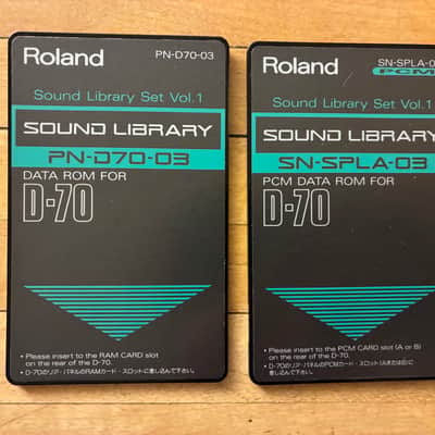 Roland Sound Library Vol. 1 for D-70 Syntheziser