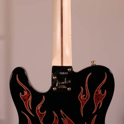 Fender James Burton Signature Telecaster - Maple Fingerboard, Red Paisley Flames image 14