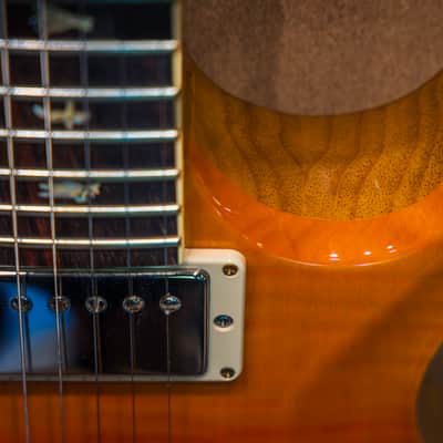 PRS SC594 Wood Library Korina Brazilian Flame Top image 8