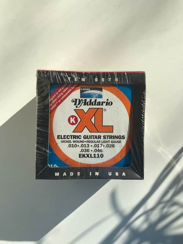 D'Addario EKXL110 Electric Guitar Strings 10-set Pack image 1