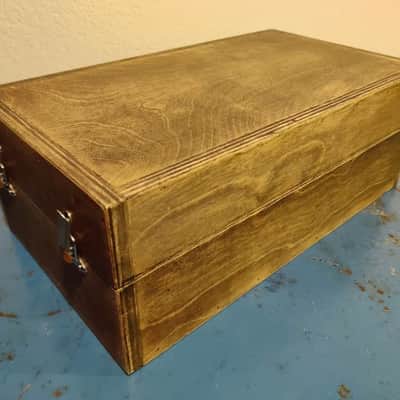 Handmade wooden Eurorack Lunchbox 64hp 3U + 1U Pulp Logic / Synthrotek PSU DIY Eurorack Case image 1