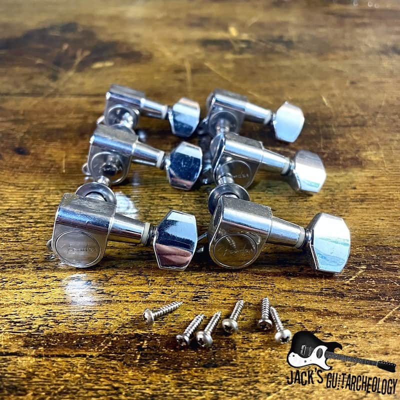 Fender 6-In-Line Guitar Tuners *USED* (2010s - Chrome) image 1