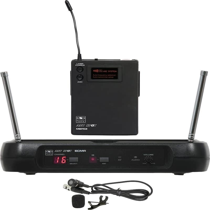 Mint Galaxy Audio ECMR/52LVD Wireless Microphone System; Band D (584-607 MHz) image 1