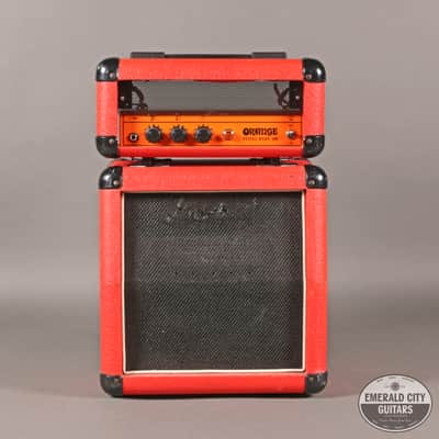 Orange Pedal Baby 100 w/ Marshall Mini Stack Housing image 4