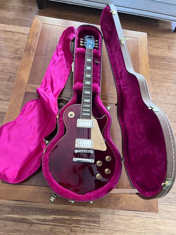 Gibson Les Paul Classic w/ Lollar Imperial Humbucker Upgrade Mod - Made in 2000 - Cherry Red - OHSC image 1