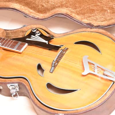 Hemosch  Erich Dölling – RARE 1950s Master Luthier GDR East German Archtop Migma Jazz Guitar image 19
