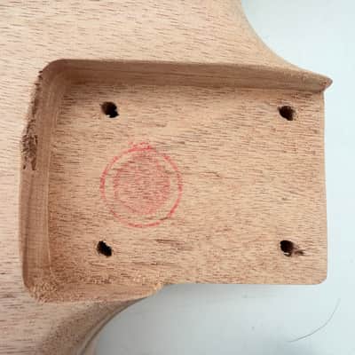 HooDoo Stratocaster Body Mahogany 2-Piece Unfinished Light hsb6353 image 8