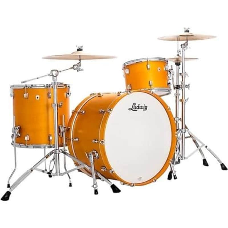 Ludwig NeuSonic 3-piece Shell Pack - Satin Golden Slumbers (LN34433TXPG) image 1