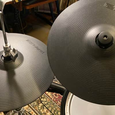 Roland TD-07KVX V-Drum Kit with Mesh Pads 2021 - Black image 10