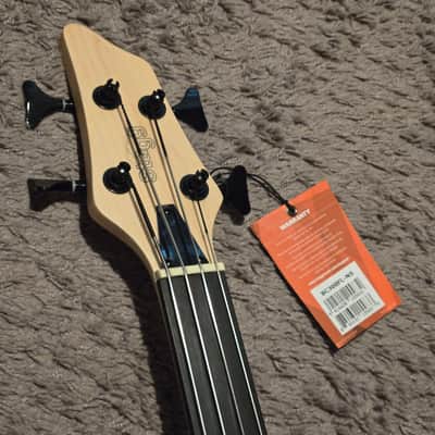 Stagg BC300FL Fretless Fusion 2020s - Natural image 5
