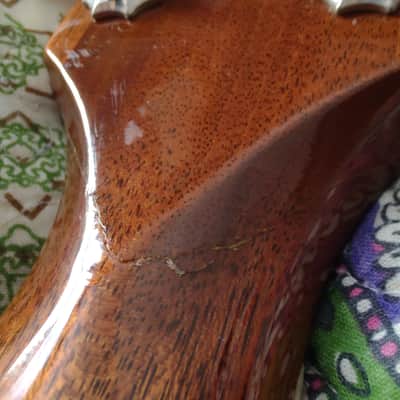 Gibson ES-175 D 2010 headstock repair Vintage Sunburst image 12