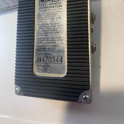 With Box, foam insert, and schematic DOD Stereo Phaser FX20-B 1985 - 1998 - Silver image 7