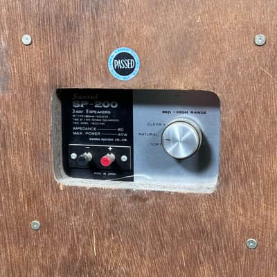 Vintage Pair of Sansui SP-200 3-Way Floor Speakers SP200 image 12